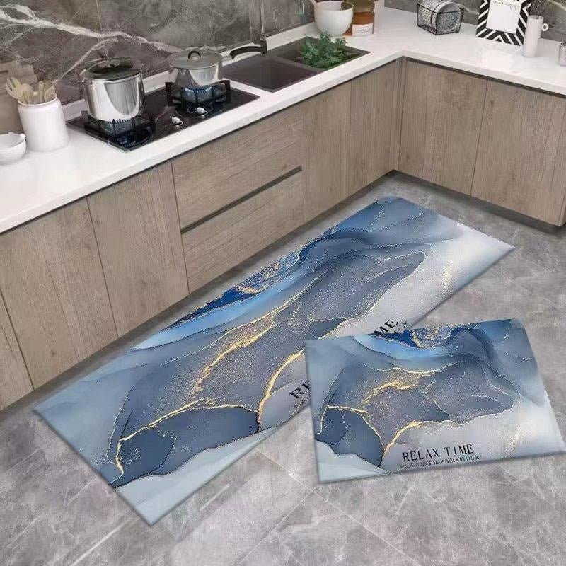 2Pcs Absorbent Kitchen Matt Set