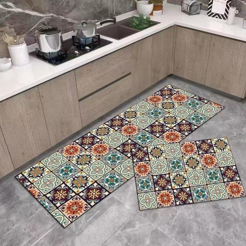 2Pcs Absorbent Kitchen Matt Set