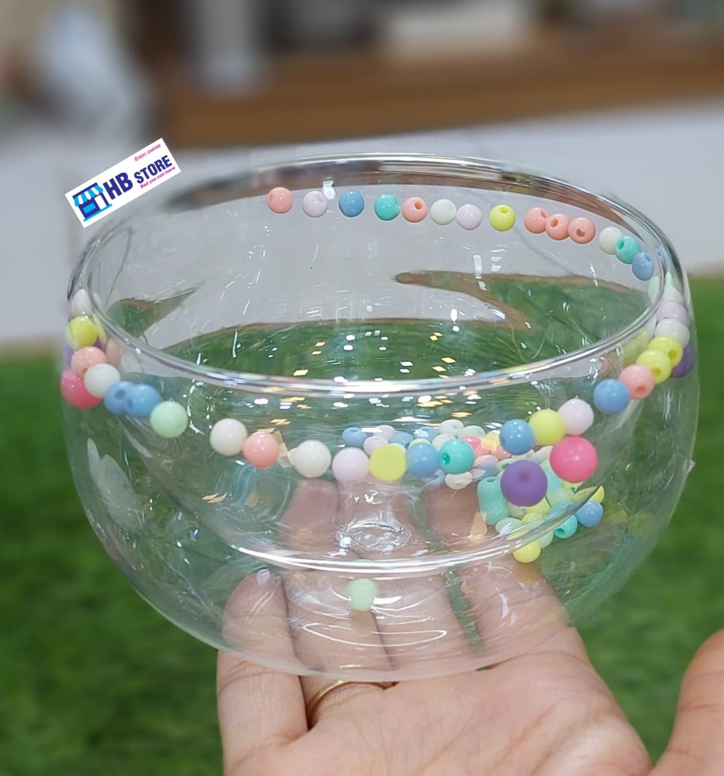 Double Wall Fancy Decorated Bowl