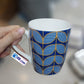 6Pcs Printed Ceramics Tea & Coffee Cup