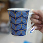6Pcs Printed Ceramics Tea & Coffee Cup