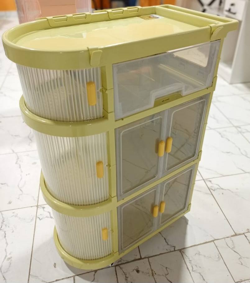 3 Tier Baby Care Multipurpose Storage Trolley