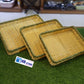 3Pcs Bamboo Style Tray Set