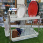 Stainless Steel Metal Material White Dish Drainer Kitchendecor Rack