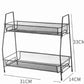 2 LAYER METAL RACK