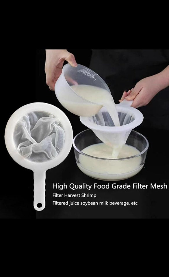 Handle Milk Strainer