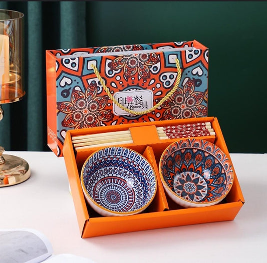 Designing Ceramic Material Bowl Set