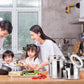 4Pcs Stainless Steel Airtight Jar Set