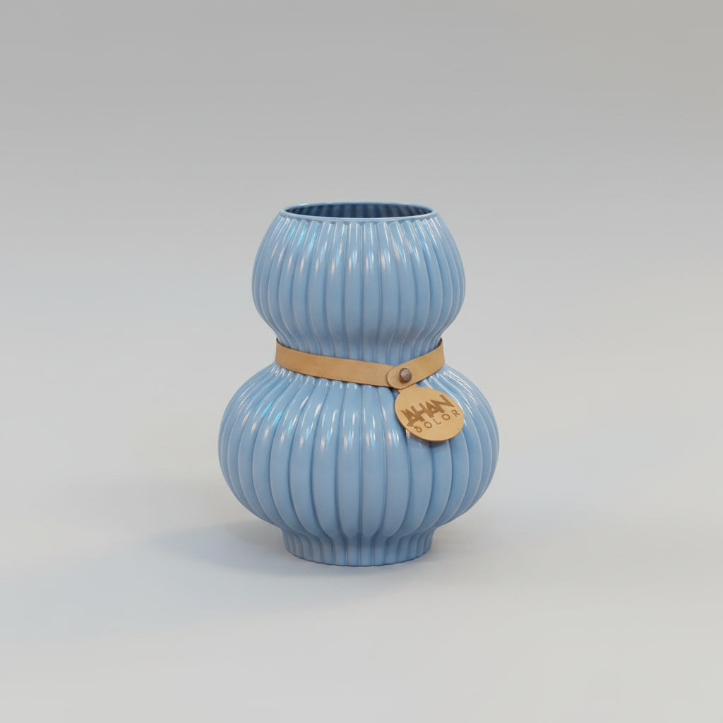 Clear & Colored Glass Vase Collection