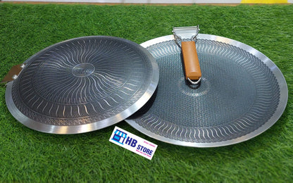 HoneyComb Lazer Cooking Handle Tawa