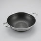 • Stainless Steel Honeycomb Non-Stick Karahi (Wok)
