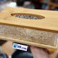 Wooden Acrylic Tissue Box