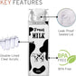 Acrylic Milk Bottle