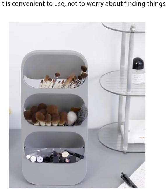 Acrylic Material Cutlery & Makeup Organizer