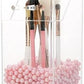 Acrylic Brush Holder With Pearl's inside