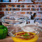Glass Serving Bowl With Lid