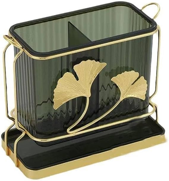 Acrylic Fancy 2 Portion Cutlery Holder