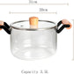 Large Capacity Kitchen Stove Glass Cooking Pot