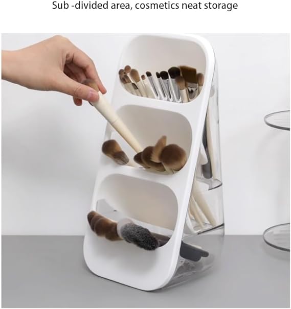 Acrylic Material Cutlery & Makeup Organizer