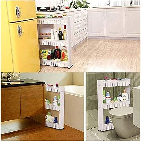 3 Layer Corner Shelf Trolley