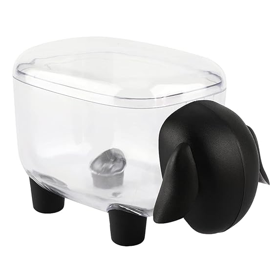 Acrylic Cotton bud Holder Cow Shape