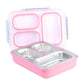 3 Compartment Airtight Partition Lunch Box