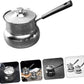 stainless steel milk warming and coffee pots
