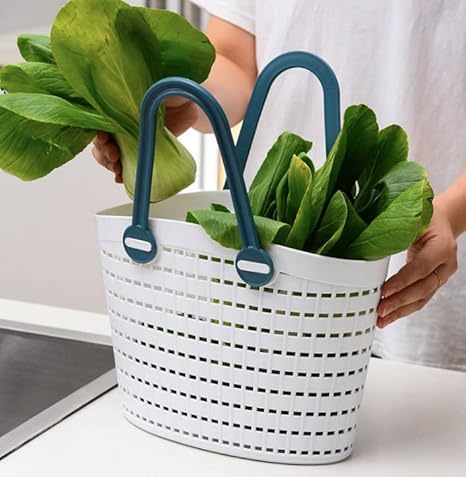 Multifunctional Plastic Handle Basket