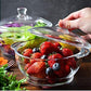 Glass Serving Bowl With Lid