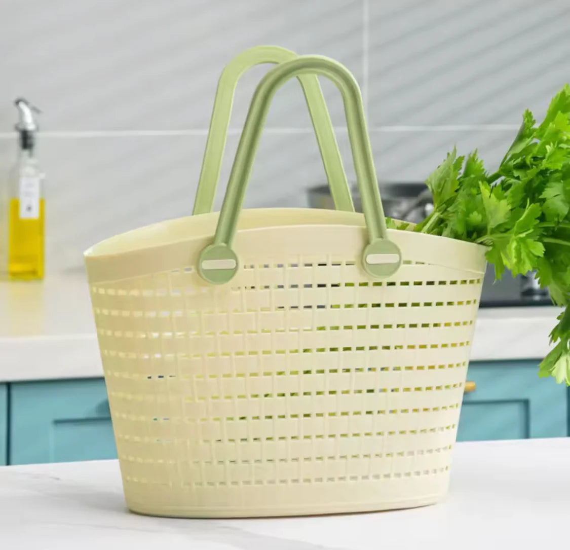 Multifunctional Plastic Handle Basket