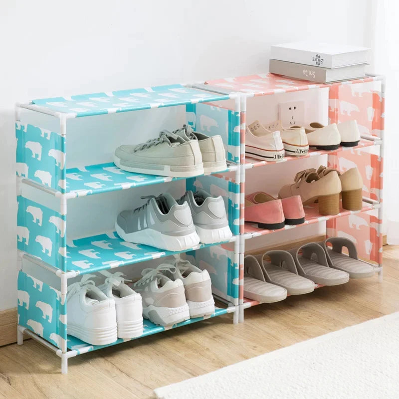 5 Layer Printed Shoes Rack