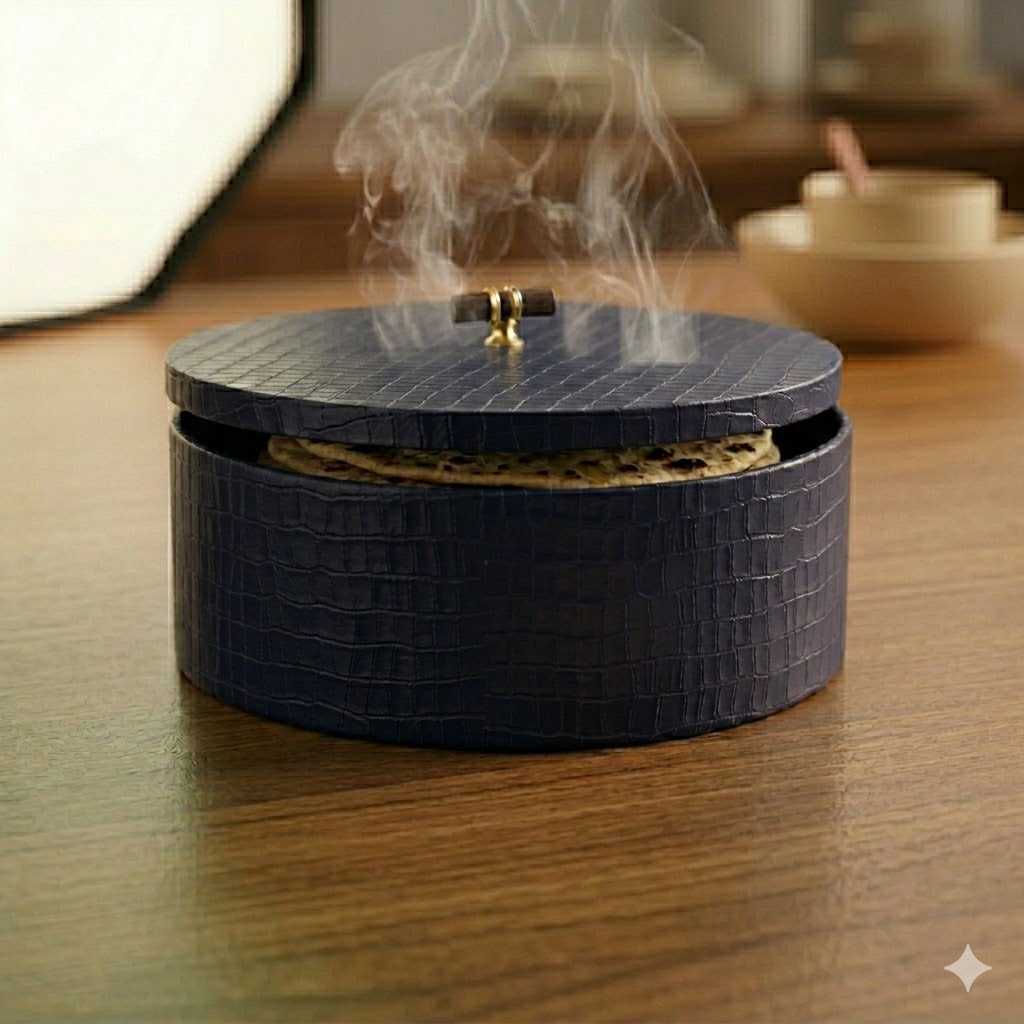 Luxury Leather Roti Box