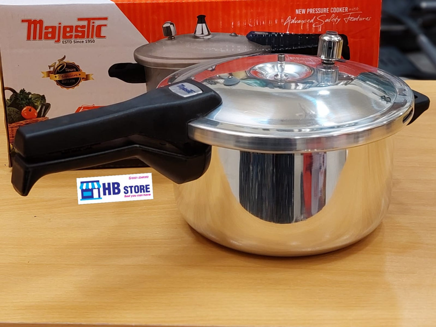 Majestic Stainless Steel Pressure Cooker Set - New & Advanced Safety Features