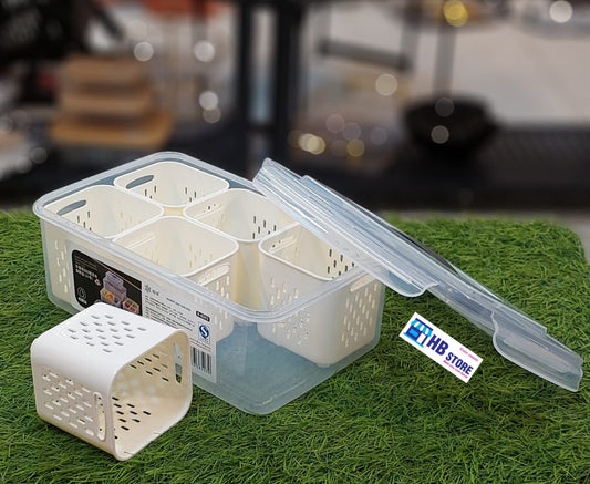 Multi-Compartment Fresh-Keep Storage Box