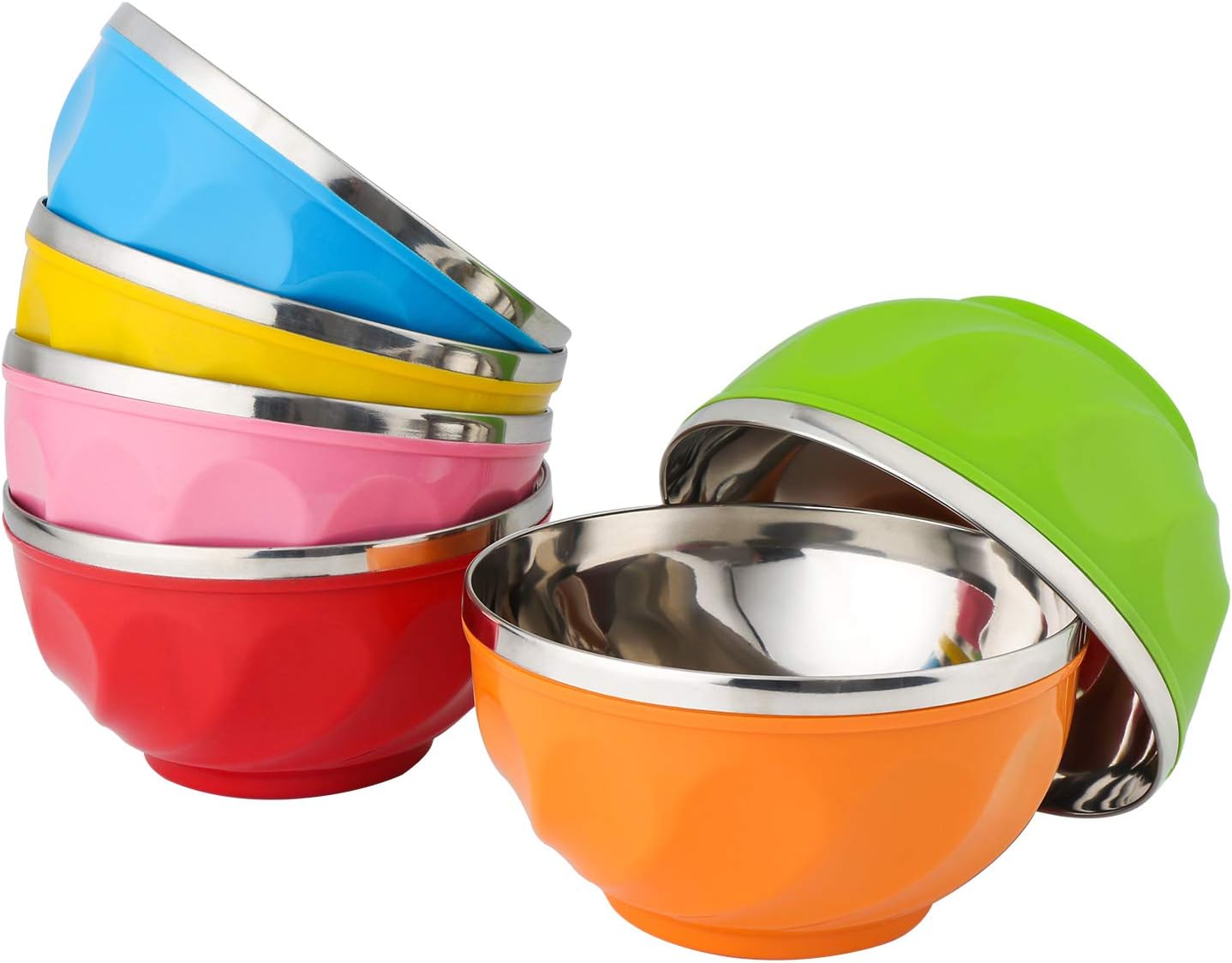 Steel Colour Bowls