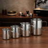 Stainless Steel Milk Frothing Pitcher & Measuring Jug