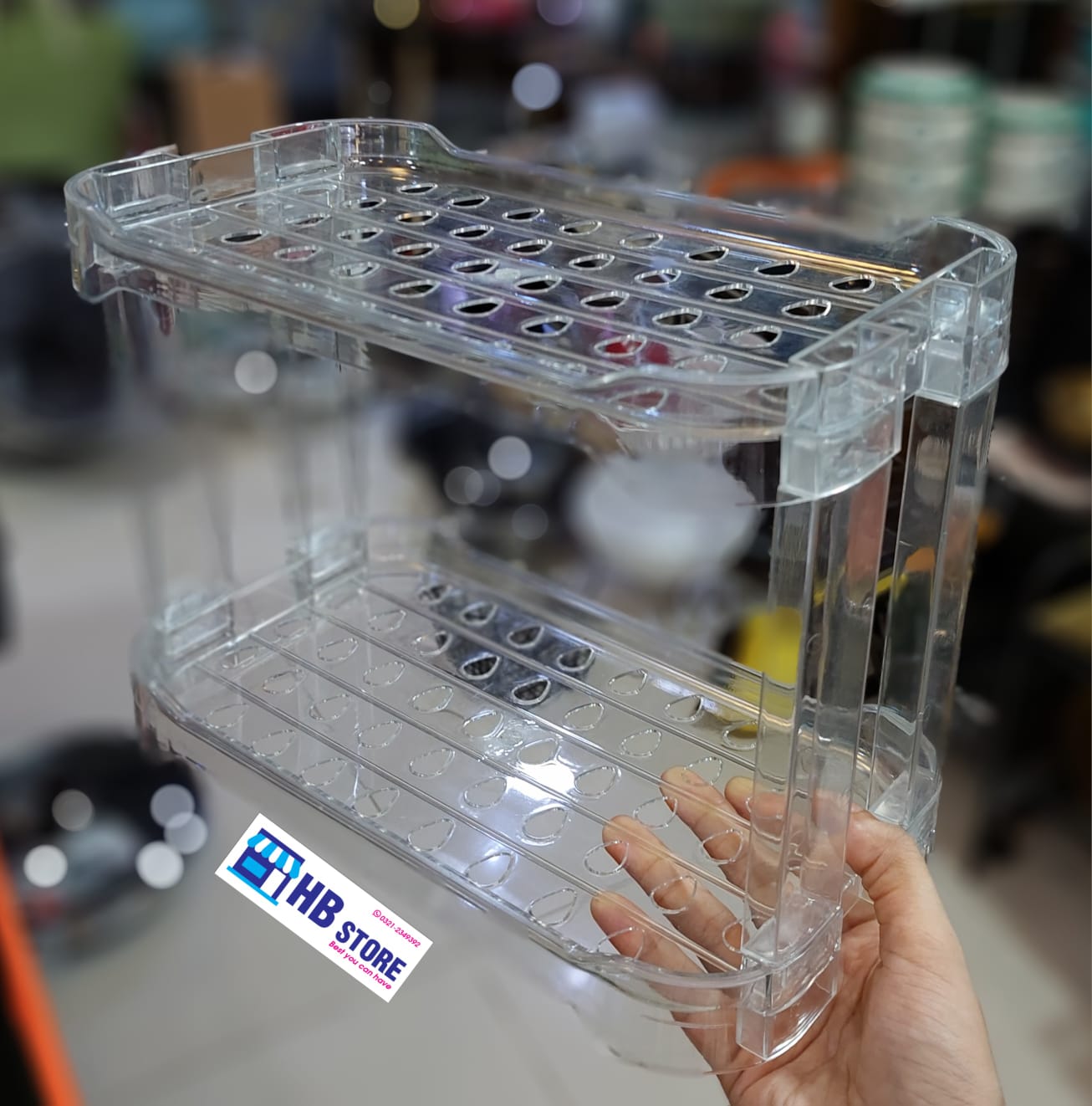 Acrylic 2 Layer 3 Layer Shelf Stand