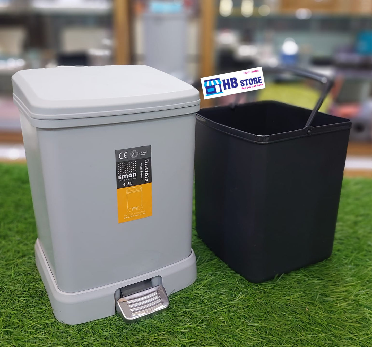 Limon 4.5L Paddle Dustbin