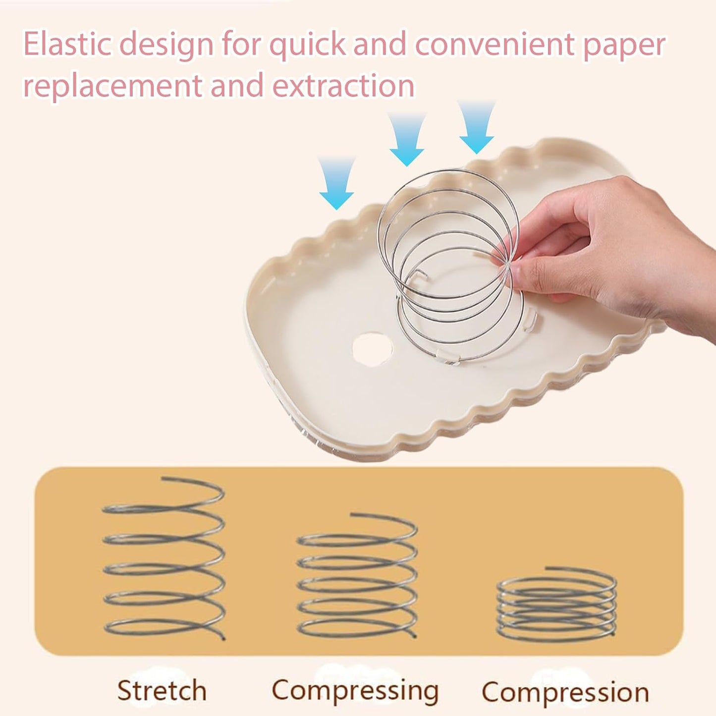 Cute Decor White Tissue Box