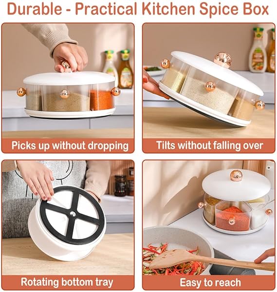 360 Rotating Large Capacity Spice Box