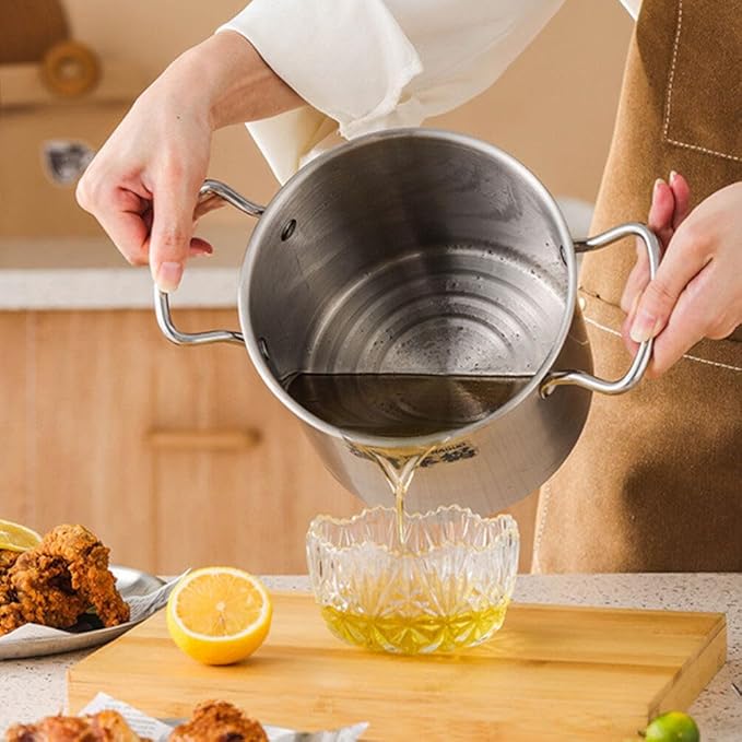 Deep Frying Pot With Strainer 3.5Litre