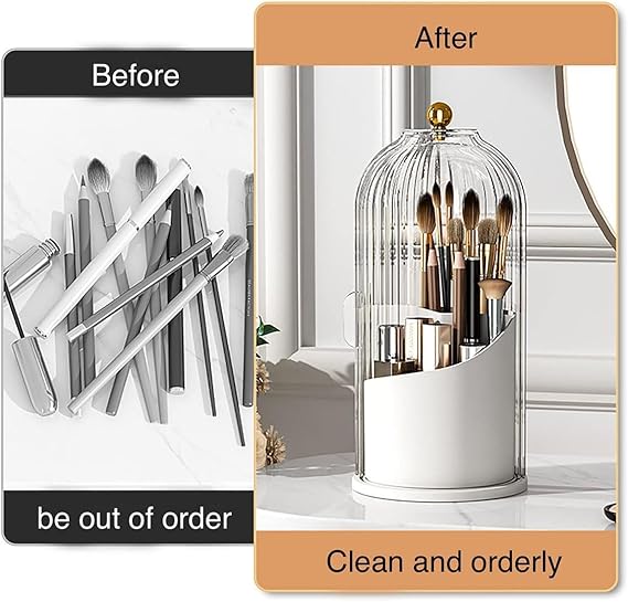 Birdcage 360 Degree Rotating Makeup Brush Holders