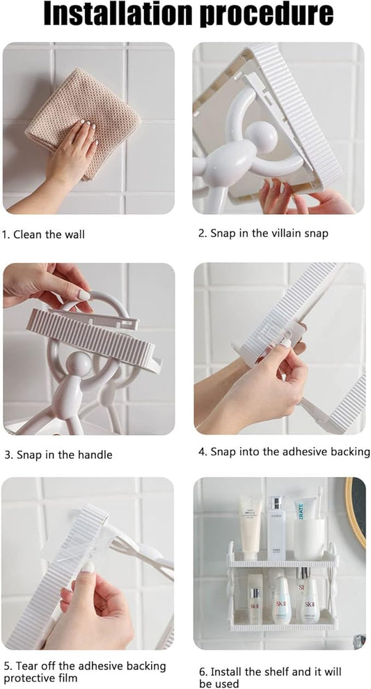 2 Layer Plastic Shelf