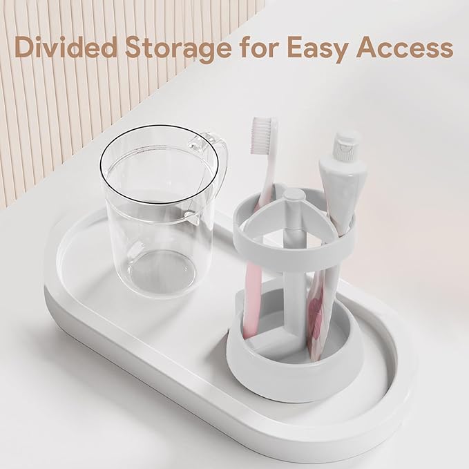 Fancy Cute Brush Holder With Cup