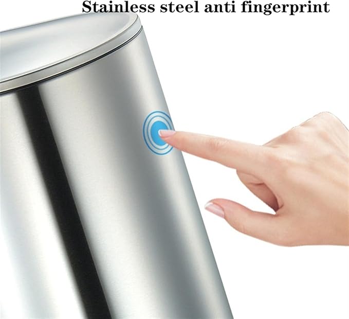 12L Trash Can Fingerprint Resistant Stainless Steel