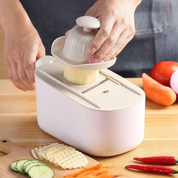 Multi functional Vegetable Cutter with Drainer