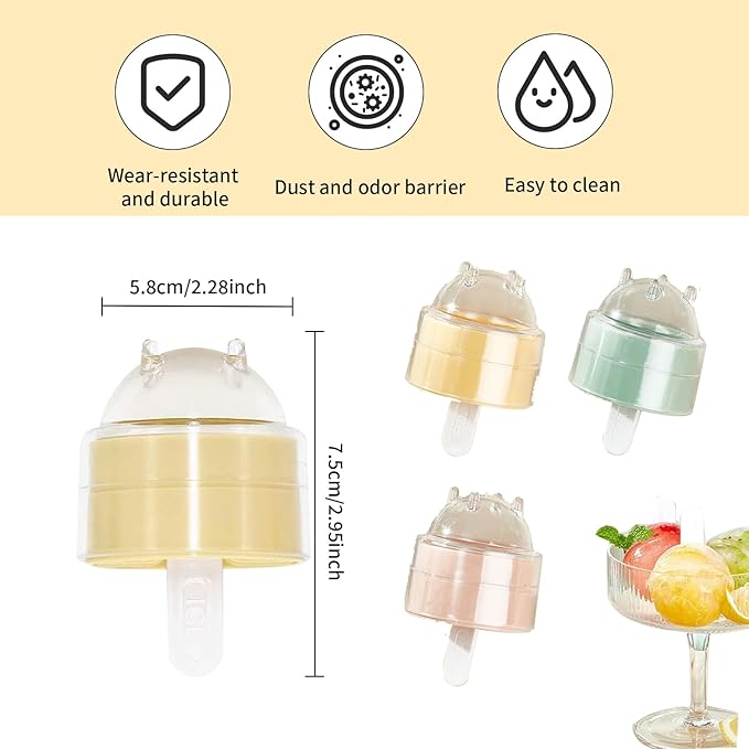 Popsicle Ice Cream  Mould 4Pcs Set