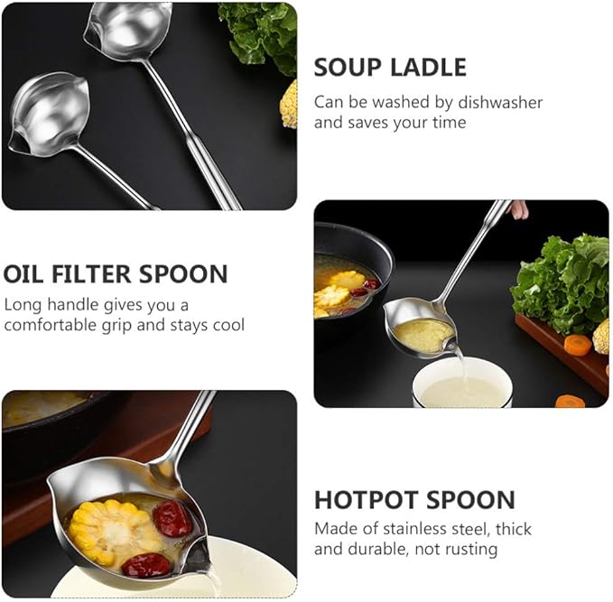 Stainless Steel Colander Spoon