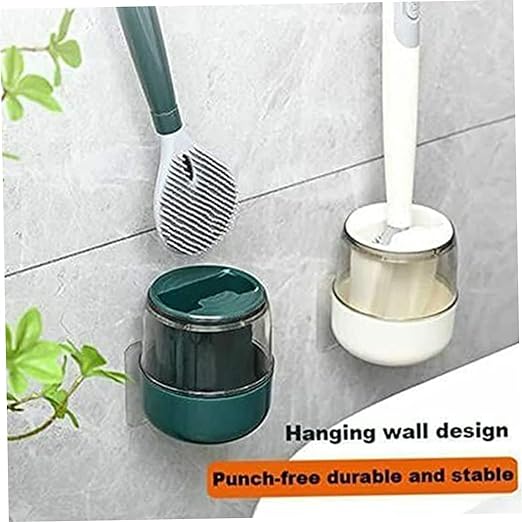 Silicon Washroom Brush With Holder Heavy Quality