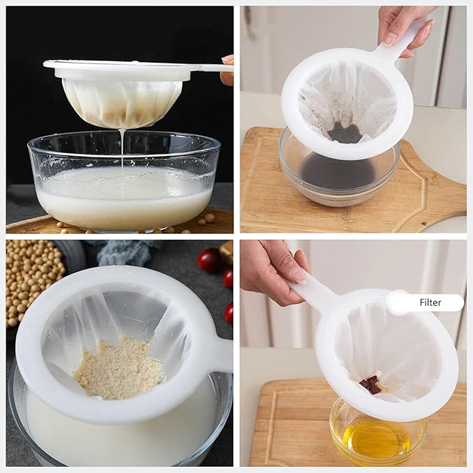 Handle Milk Strainer